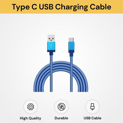 Net Braid Type C USB Charging Cable