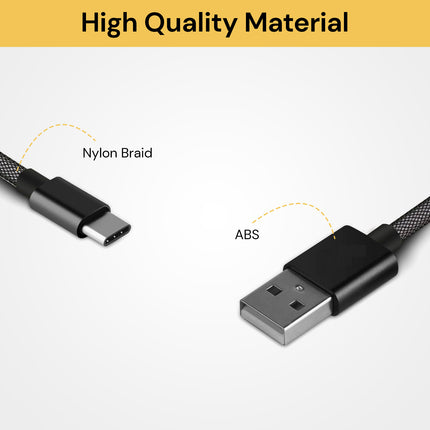 Net Braid Type C USB Charging Cable