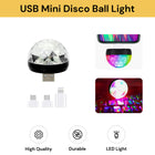 USB Mini Disco Ball LED Light