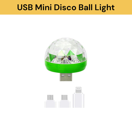 USB Mini Disco Ball LED Light