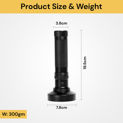 100 LEDs UV Flashlight