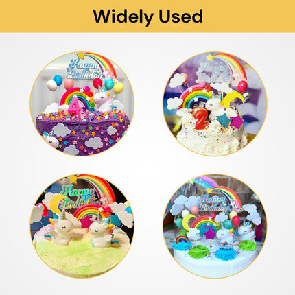 21PCs Unicorn Cake Toppers