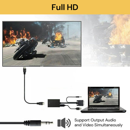 VGA to HDMI Converter Adapter