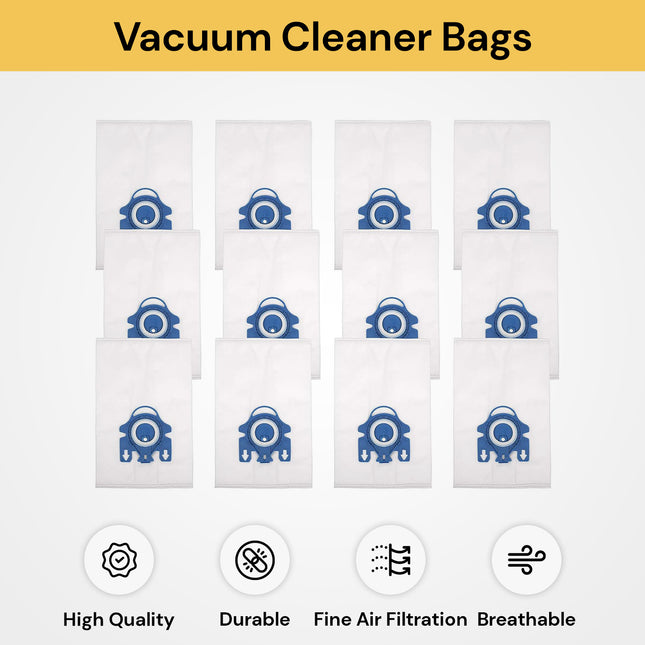 12PCs Vacuum Cleaner Bags