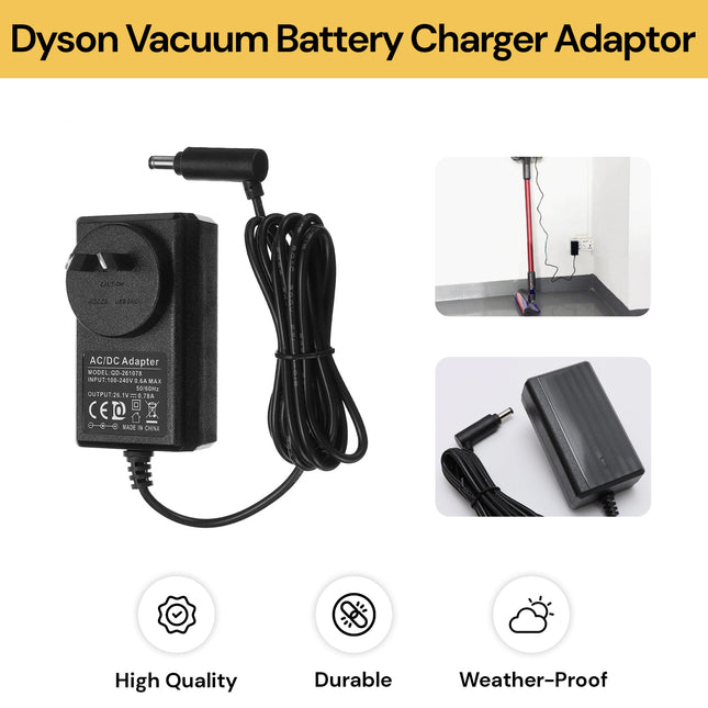 Dyson Vacuum Battery Charger Adaptor For V6 V7 V8 DC58 DC59 DC62