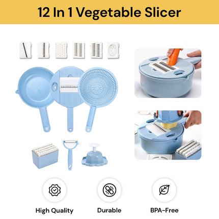 12 In 1 Vegetable Slicer