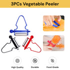 3PCs Vegetable Peeler