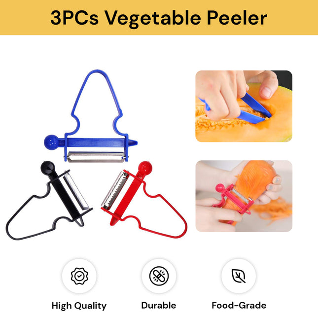 3PCs Vegetable Peeler