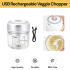 USB Rechargeable Mini Veggie Chopper