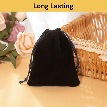 50PCs Drawstring Velvet Pouch