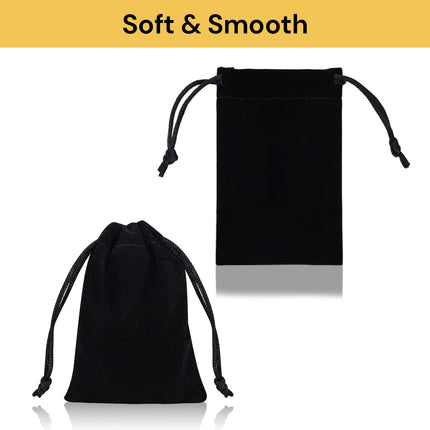 50PCs Drawstring Velvet Pouch