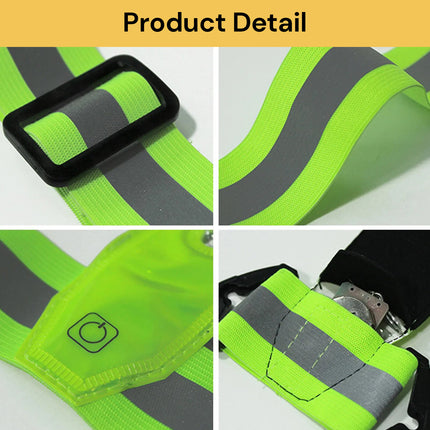 LED Reflective Running Vest