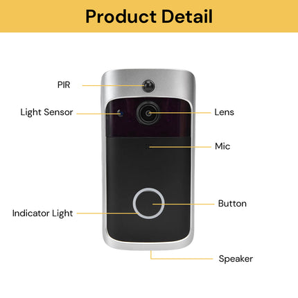 Smart Wifi Wireless Video Doorbell