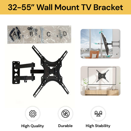 32-55” Wall Mount TV Bracket