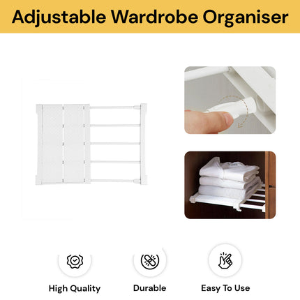Adjustable Wardrobe Organiser