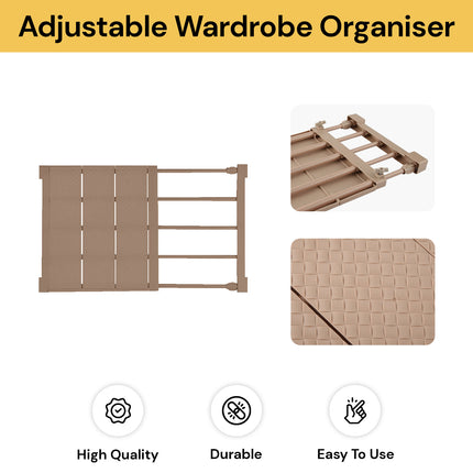 Adjustable Wardrobe Organiser