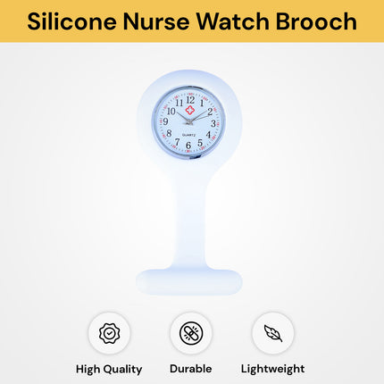 Silicone Nurse Watch Brooch