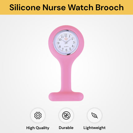 Silicone Nurse Watch Brooch