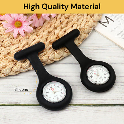 Silicone Nurse Watch Brooch