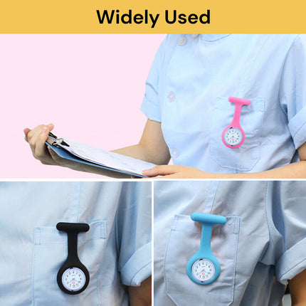 Silicone Nurse Watch Brooch