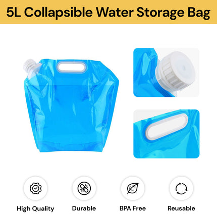 5L Collapsible Water Storage Bag