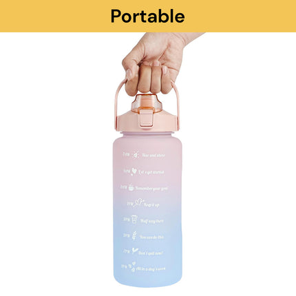 2L Motivational Water Bottle