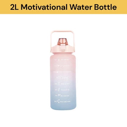 2L Motivational Water Bottle