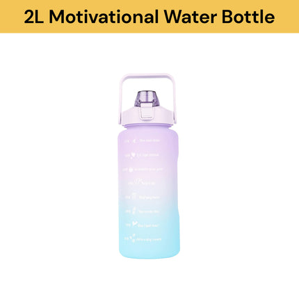 2L Motivational Water Bottle