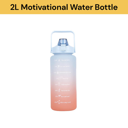 2L Motivational Water Bottle