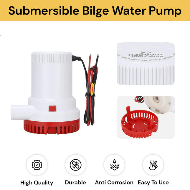 12V Submersible Bilge Water Pump