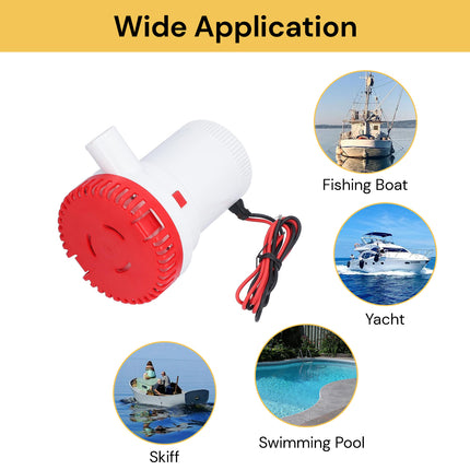 12V Submersible Bilge Water Pump