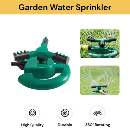 360° Automatic Rotating Garden Water Sprinkler