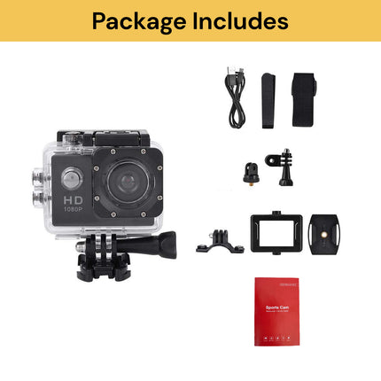 HD Waterproof Sports Cam Video Camera