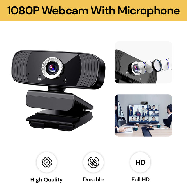 1080P Webcam With Microphone
