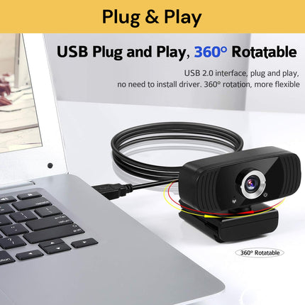 1080P Webcam With Microphone