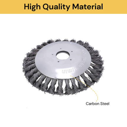 8” Lawn Mower Weeding Wheel Brush