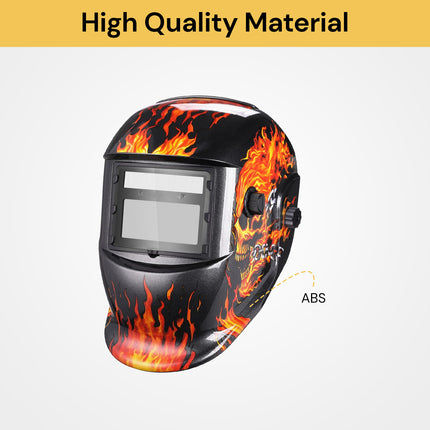 Solar Powered Auto Dark Welding Helmet