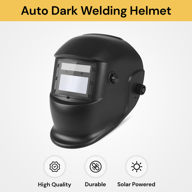 Solar Powered Auto Dark Welding Helmet