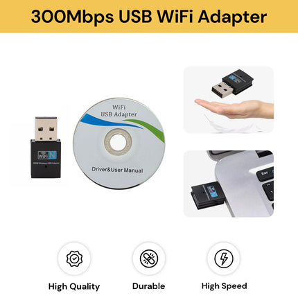 300Mbps USB WiFi Adapter