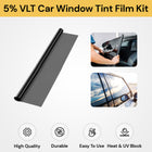 5% VLT Car Window Tint Film Kit