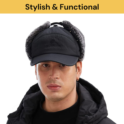 Winter trapper hat
