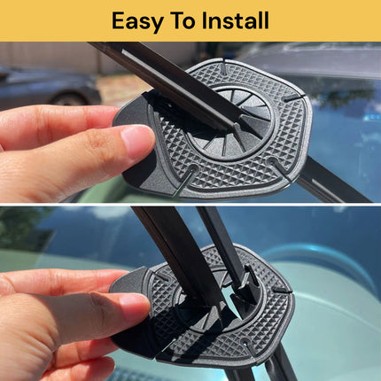 2PCs Car Wiper Hole Protection Pad