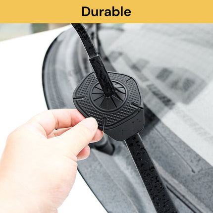 2PCs Car Wiper Hole Protection Pad