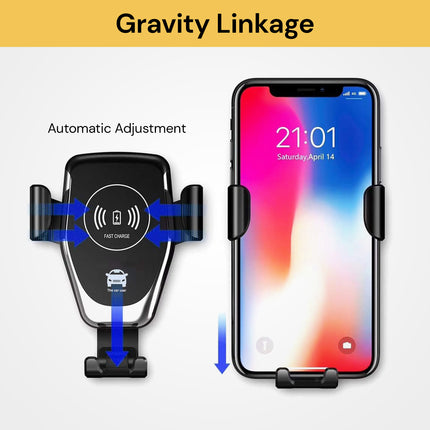 2in1 Wireless Car Charger Holder