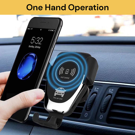 2in1 Wireless Car Charger Holder