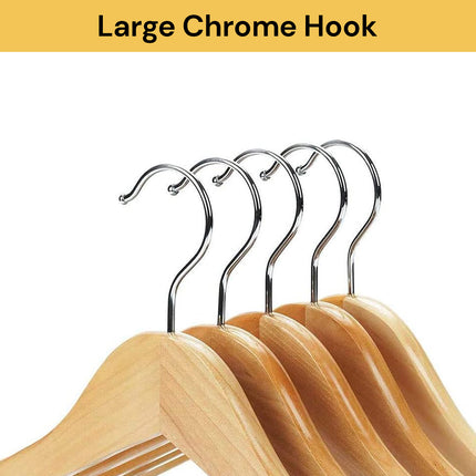 5PCs Wooden Clothes Hangers 