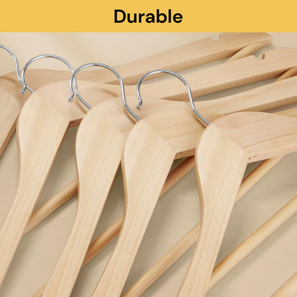 5PCs Wooden Clothes Hangers 