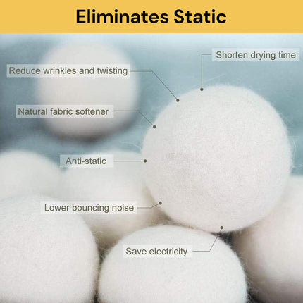 6PCs Laundry Wool Dryer Balls