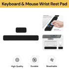 Keyboard And Mouse Wrist Rest Pad