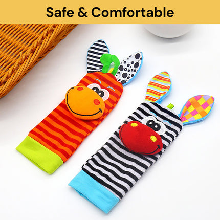 2PCs Baby Infant Developmental Wrist Strap And Socks